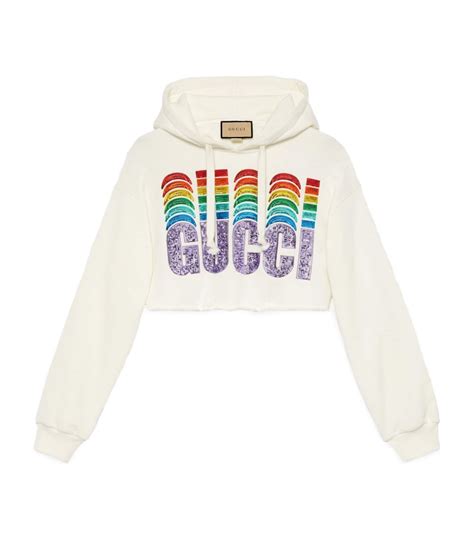 cropped gucci hoodie|Men's Designer Hoodies .